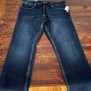 Joe Fresh Dark Blue Straight-Leg Jeans